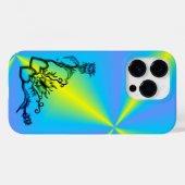 Herz mit Blume und Schmetterling Case-Mate iPhone Hülle (Rückseite (Horizontal))