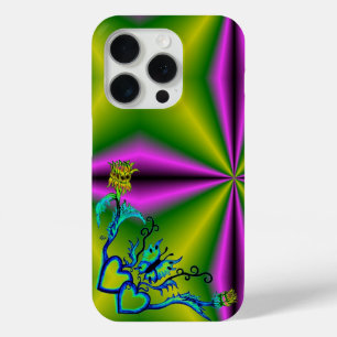 Herz mit Blume und Schmetterling Case-Mate iPhone Hülle
