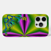 Herz mit Blume und Schmetterling Case-Mate iPhone Hülle (Rückseite (Horizontal))