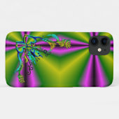 Herz mit Blume und Schmetterling Case-Mate iPhone Hülle (Rückseite (Horizontal))
