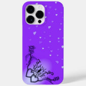 Herz mit Blume und Schmetterling Case-Mate iPhone Hülle (Rückseite)