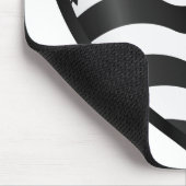Herz mit Bretin Flagge nach innen Mousepad (Ecke)