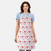 Herz mit cupid Geschenk für Sie Schürze (Getragen)