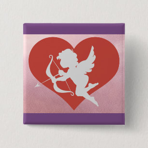 Herz mit Cupid-Taste Button