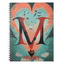 Herz mit dem Buchstaben M