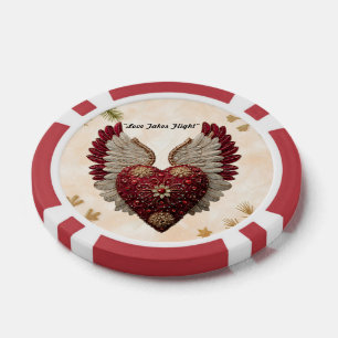 "Herz mit Flügeln" Pokerchips