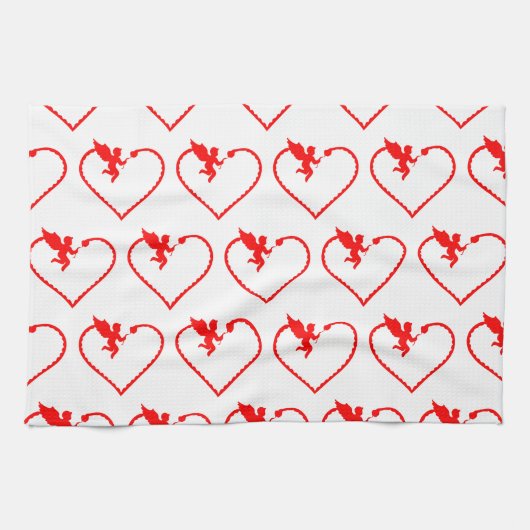 Herz mit ❤️ geschirrtuch (Horizontal)