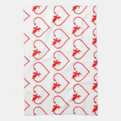 Herz mit ❤️ geschirrtuch (Vertikal)