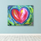Herz mit Hope Leinwand Malerei Art Malerei (Insitu (Holzboden))