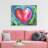 Herz mit Hope Leinwand Malerei Art Malerei (Insitu (Wohnzimmer))