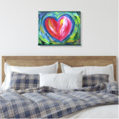 Herz mit Hope Leinwand Malerei Art Malerei (Insitu (Schlafzimmer))
