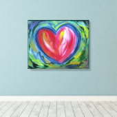 Herz mit Hope Leinwand Malerei Art Malerei (Insitu (Holzboden))