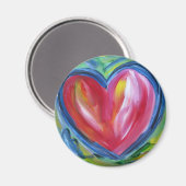 Herz mit Hope Magnet (Vorderseite/Rückseite)