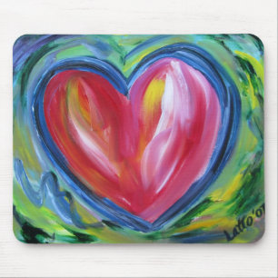 Herz mit Hope Mousepad