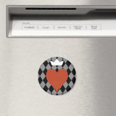 Herz mit Krone Magnet (In Situ (Geschirrspüler))