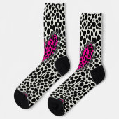 Herz, mit Leopard Socken (Linkes Detail)