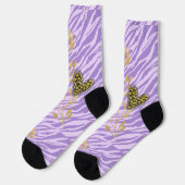 Herz, mit Leopard Socken (Linkes Detail)