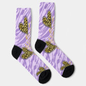 Herz, mit Leopard Socken (Rechts)
