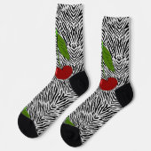 Herz, mit Leopard Socken (Linkes Detail)