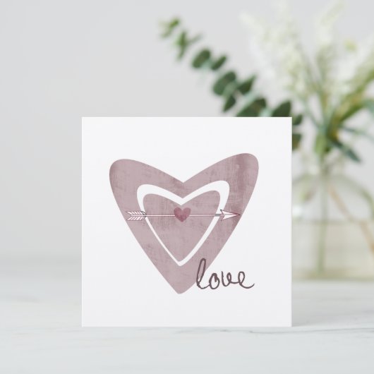 Herz mit Pfeil (Stehend Vorderseite)