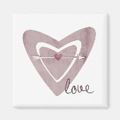 Herz mit Pfeil Magnet (Vorne)