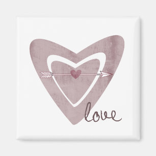 Herz mit Pfeil Magnet