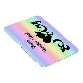 Herz mit Schmetterling und Lily Magnet (Rechte Seite)