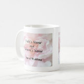 Herz mit Stargazer Lilies Kaffeetasse (Vorderseite Links)