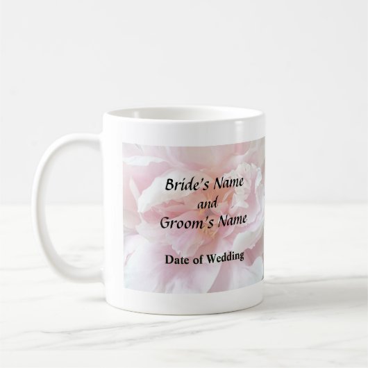 Herz mit Stargazer Lilies Kaffeetasse (Links)