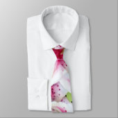 Herz mit Stargazer Lilies Krawatte (Gebunden)