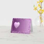 Herz-Mitteilungskarten für Hochzeiten, Duschen und Karte (Gelbe Blume)