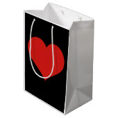Herz  mittlere geschenktüte (Rückseite Schrägansicht)