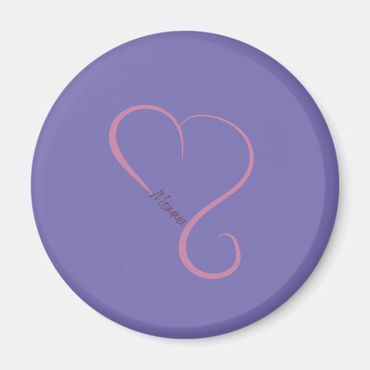 Herz Momma Magnet (Vorne)