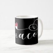 Herz Monaco, Monaco Flag, I Liebe Monaco Kaffeetasse (VorderseiteRechts)