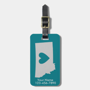 Herz-Montana-Staats-kundenspezifischer Gepäckanhänger