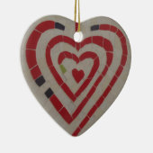 Herz Mosaik Kust. Frohe Weihnachtsschmuck (Rechts)