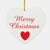 Herz Mosaik Kust. Frohe Weihnachtsschmuck (Hinten)