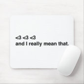 Herz Mousepad (Mit Mouse)