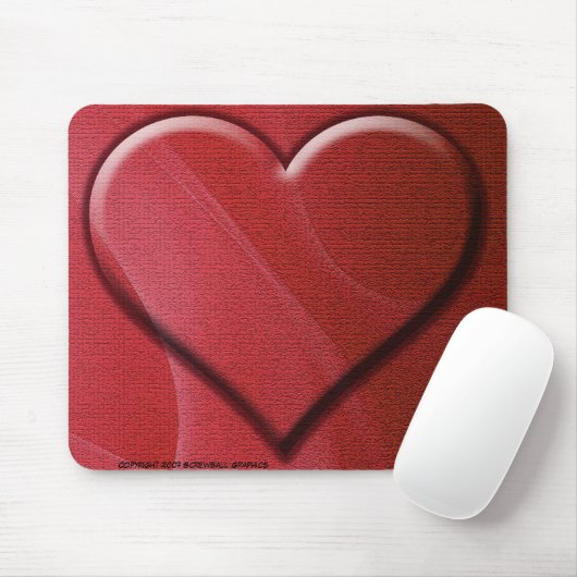 Herz Mousepad (Mit Mouse)