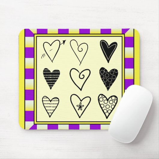 Herz Mousepad (Mit Mouse)