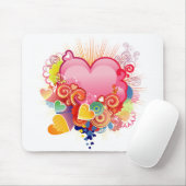 Herz Mousepad (Mit Mouse)