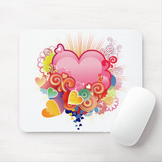 Herz Mousepad (Mit Mouse)