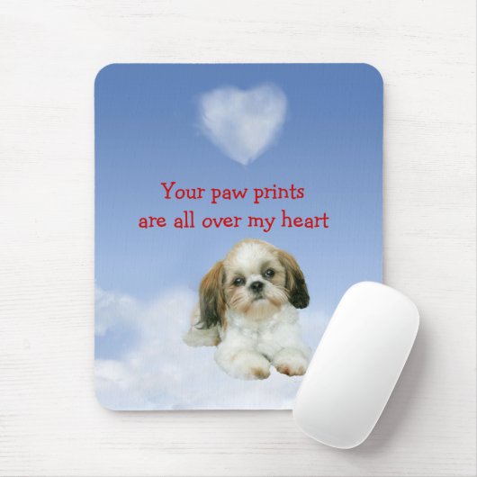 Herz Mousepad Shih Tzu (Mit Mouse)