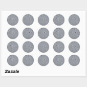 Herz (Muscheln) Runder Aufkleber (Blatt)