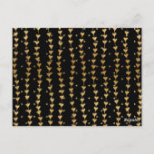 Herz-Muster 14 Postkarte (Rückseite)