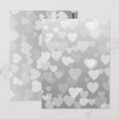 Herz-Muster 17 Postkarte (Vorne/Hinten)