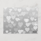 Herz-Muster 17 Postkarte (Rückseite)