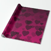 Herz-Muster 18 Geschenkpapier (Ungerollt)