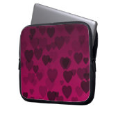 Herz-Muster 18 Laptopschutzhülle (Vorderseite Links)