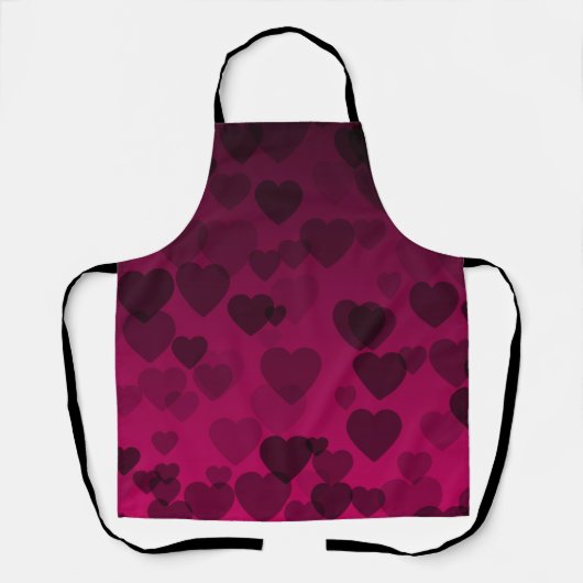 Herz-Muster 18 Schürze (Vorderseite)